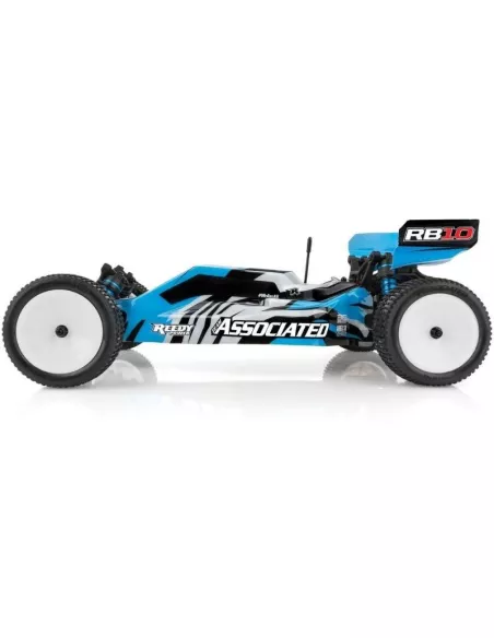 Team Associated RB10 1/10 Buggy Ready-To-Run Blue 2WD Brushless 3300Kv 2.4Ghz AS90031 - RC Cars 1/10 Scale Buggy RTR