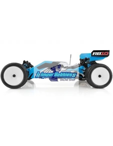 Team Associated RB10 1/10 Buggy Ready-To-Run Bleu 2WD Brushless 3300Kv 2.4Ghz AS90031 - Voitures Radiocommandées 1/10Th Buggy RT