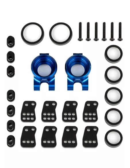 Rear Hub Set - V2 Aluminum (2 U.) Team Associated RC8B3 / B3.1 / B3.2 / T3.2 AS81489 - Team Associated RC8B3 & RC8B3e - Spare Pa