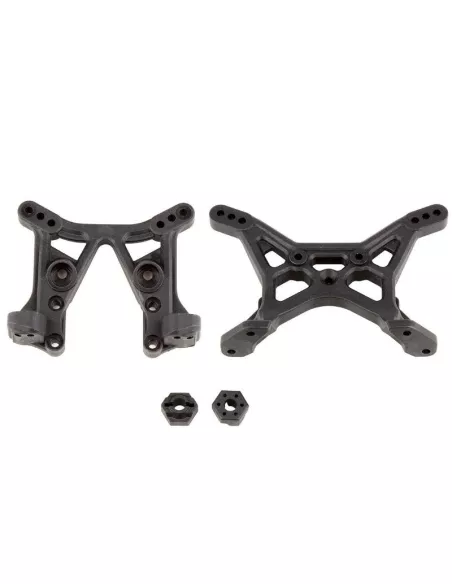 Shock Tower Set - Front / Rear Team Associated RB10 RTR / SR10 AS71093 - Team Associated RB10 1/10 Buggy RTR - Spare Parts & Opt