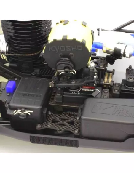 Transponder Holder - Carbon Kyosho Inferno MP9 / MP10 / MP10T IFW630 - Kyosho Inferno MP9 TKI2 / TKI3 - Spare Parts & Option Par