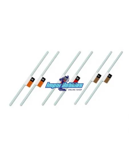 Barre anti-roulis 1.1-1.2-1.3mm (6 U.) Team Magic E4 K2107 - Team Magic E4