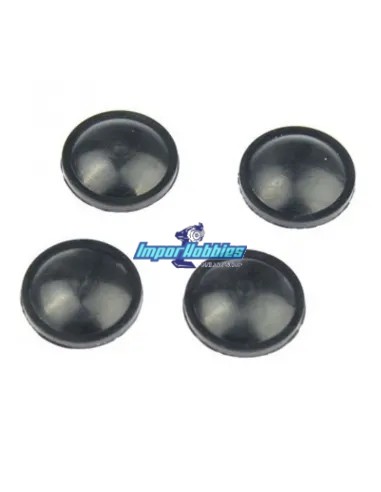 Membranes d'amortisseurs Big Bore (4 U.) Hobbytech  STR8 / EP X2 / NXT HT595009 - Hobbytech STR8 DeLuxe & STR8 EVO RTR - Pièces 