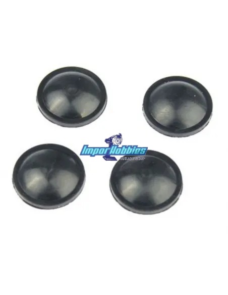 Membranes d'amortisseurs Big Bore (4 U.) Hobbytech  STR8 / EP X2 / NXT HT595009 - Hobbytech STR8 DeLuxe & STR8 EVO RTR - Pièces 