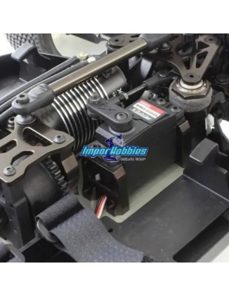 Supports de servo de direction en aluminium Kyosho Inferno MP10e IFW505 - Kyosho Inferno MP10e Electric Kit 34110 - Pièces detac