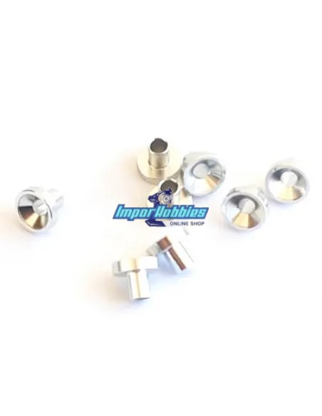 Arandela montaje servo plata L - 4.3mm - Ø3.0mm (8 Uds.) VP-Pro RS-509-3.7SL - Horns y arandelas montaje servo