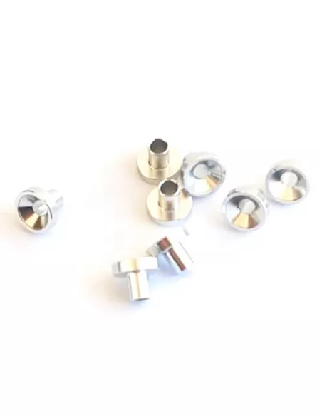 Servo Mount Washer - Silver L - 4.3mm - Ø3.0mm (8 U.) VP-Pro RS-509-3.7SL - Servo Horn & Washer