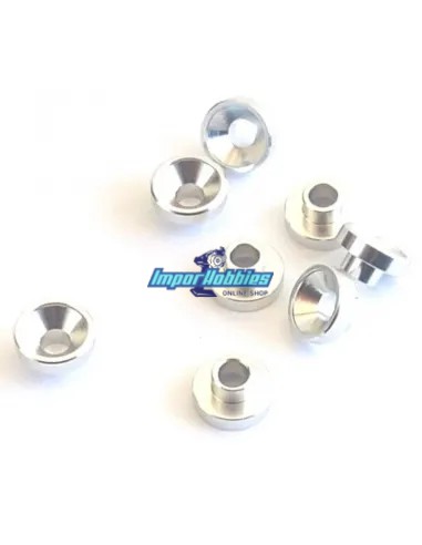 Arandela montaje servo plata L - 2.5mm - Ø3.0mm (8 Uds.) VP-Pro RS-509-4.3SL - Horns y arandelas montaje servo