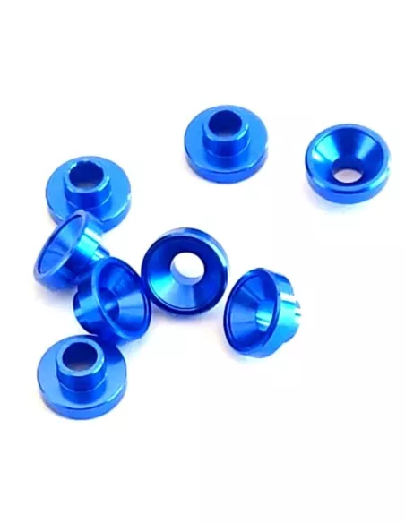 Servo Mount Washer - Blue L - 2.5mm - Ø3.0mm (8 U.) VP-Pro RS-509-4.3BL - Servo Horn & Washer