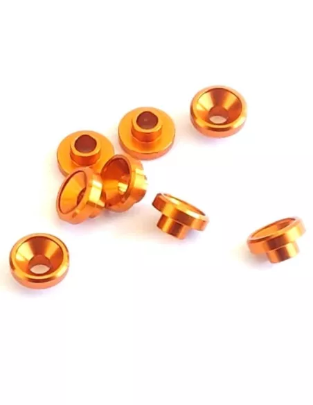 Servo Mount Washer - Gold L - 2.5mm - Ø3.0mm (8 U.) VP-Pro RS-509-4.3G - Servo Horn & Washer