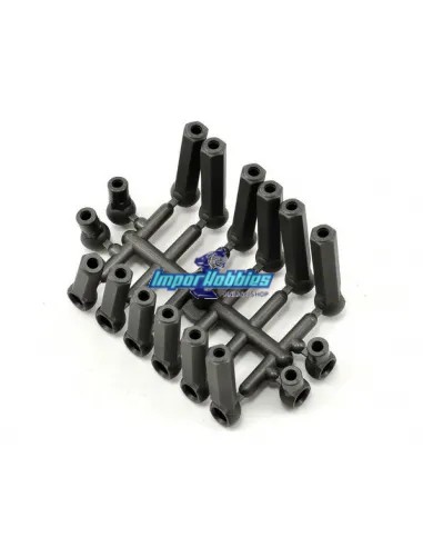 Chappes dures  (L~10-23-28) Kyosho RB6 / RB6.6 / RT6 / SC6 / ZX-5 / ZX6 97021H - Kyosho Lazer ZX-5 - Pièces detachées et options