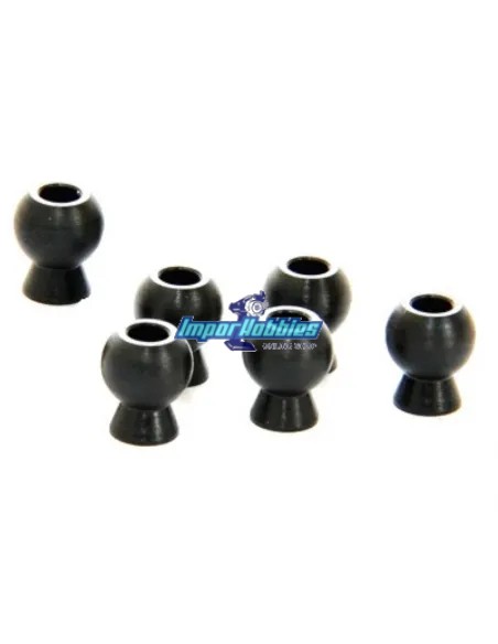 Boules flanged de tirants direction 6.8mm (6 U.) Hobao Hyper 7 / 8 / SS / VS / VT 30003 - Hobao Hyper 8 & 8.5 Nitro