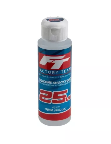 Shock Silicone Oil 25WT / 275Cps 118ML. Team Associated AS5470 - Team associated Silicone Fluids