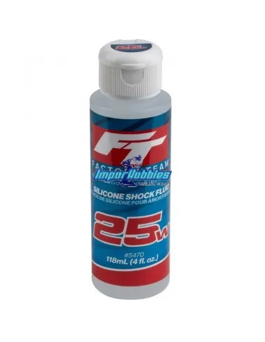 Silicona de amortiguador 25WT / 275Cps 118ML. Team Associated AS5470 - Siliconas Team Associated