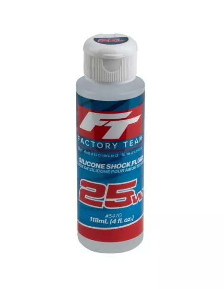 Shock Silicone Oil 25WT / 275Cps 118ML. Team Associated AS5470 - Team associated Silicone Fluids