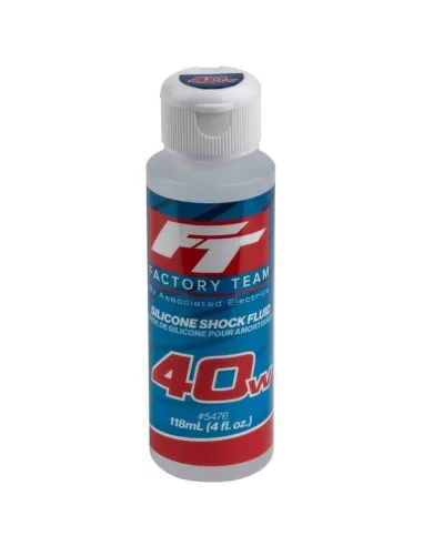 Shock Silicone Oil 40WT / 500Cps 118ML. Team Associated AS5476 - Team associated Silicone Fluids