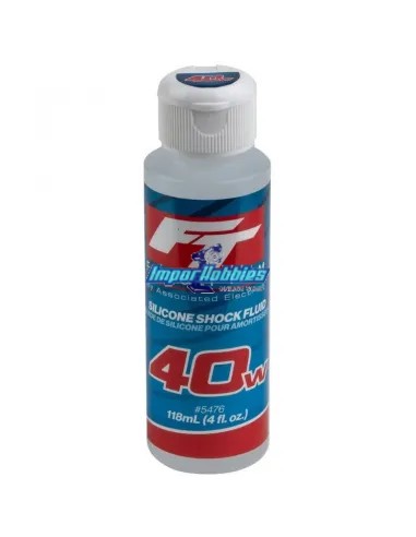 Silicona de amortiguador 40WT / 500Cps 118ML. Team Associated AS5476 - Siliconas Team Associated