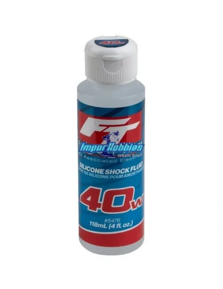 Silicona de amortiguador 40WT / 500Cps 118ML. Team Associated AS5476 - Siliconas Team Associated