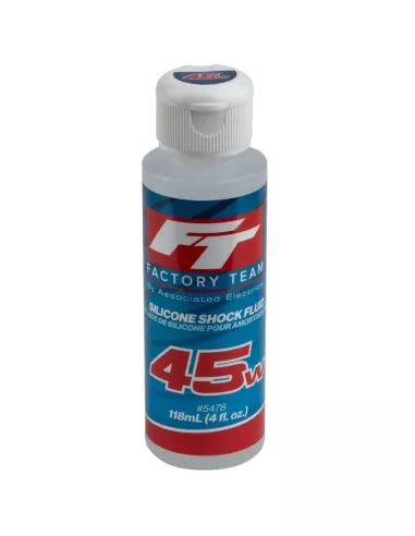 Shock Silicone Oil 45WT / 575Cps 118ML. Team Associated AS5478 - Team associated Silicone Fluids