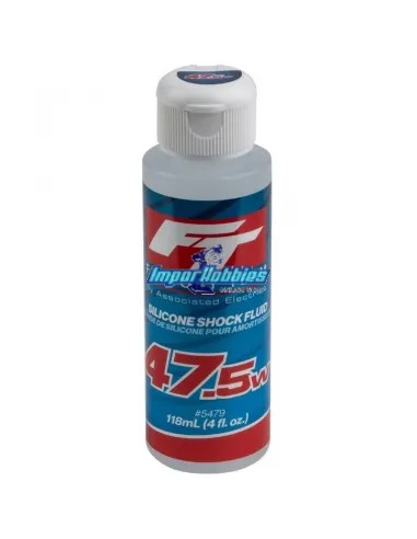 Silicona de amortiguador 47.5WT / 613Cps 118ML. Team Associated AS5479 - Siliconas Team Associated