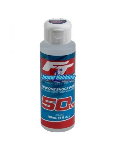 Silicone pour amortisseur 50WT / 650Cps 118ML. Team Associated AS5480 - Silicones Team Associated