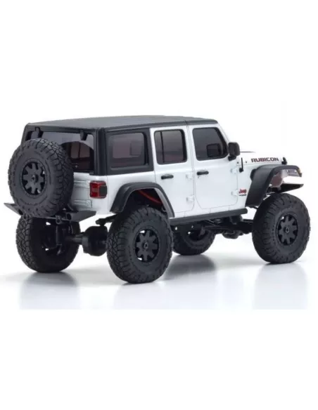 Kyosho Mini-Z 4x4 Crawler Jeep®︎ Wrangler Rubicon Bright White 1/24 ReadySet 32521W - Kyosho Mini-Z 4x4 Crawler Models