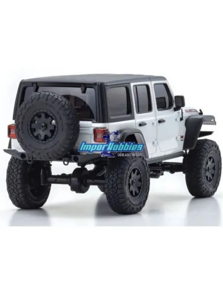 Kyosho Mini-Z 4x4 Crawler Jeep®︎ Wrangler Rubicon Blanc 1/24 ReadySet 32521W - Modèles Kyosho Mini-Z 4x4 Crawler