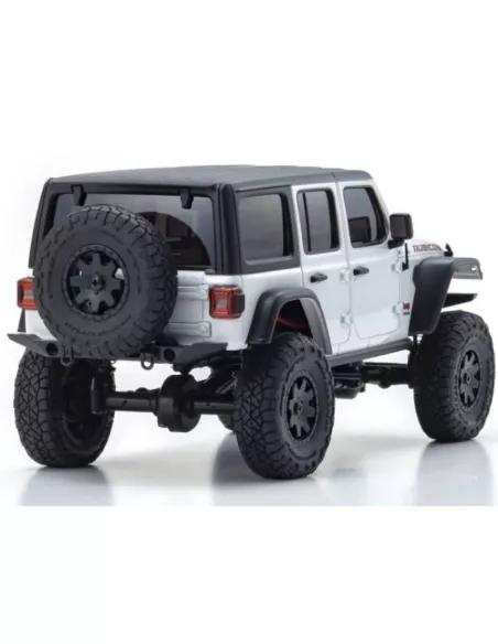 Kyosho Mini-Z 4x4 Crawler Jeep®︎ Wrangler Rubicon Bright White 1/24 ReadySet 32521W - Kyosho Mini-Z 4x4 Crawler Models