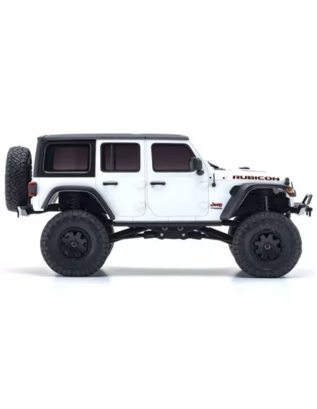 Kyosho Mini-Z 4x4 Crawler Jeep®︎ Wrangler Rubicon Bright White 1/24 ReadySet 32521W - Kyosho Mini-Z 4x4 Crawler Models