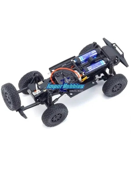 Kyosho Mini-Z 4x4 Crawler Jeep®︎ Wrangler Rubicon Blanc 1/24 ReadySet 32521W - Modèles Kyosho Mini-Z 4x4 Crawler