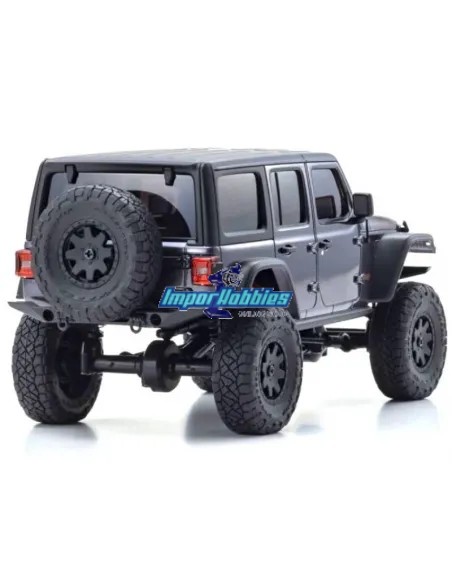 Kyosho Mini-Z 4x4 Crawler Jeep®︎ Wrangler Rubicon Cristal Granit 1/24 ReadySet 32521GM - Modèles Kyosho Mini-Z 4x4 Crawler