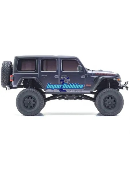 Kyosho Mini-Z 4x4 Crawler Jeep®︎ Wrangler Rubicon Cristal Granit 1/24 ReadySet 32521GM - Modèles Kyosho Mini-Z 4x4 Crawler