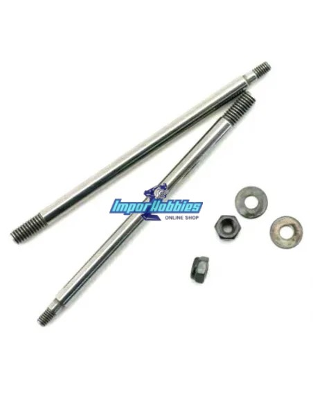 Vástagos amortiguador traseros 3.5x63mm (2 Uds.) Kyosho Inferno Neo / MP9 / MP10 IFW149-02 - Kyosho Inferno 7.5 / Neo / Neo Race