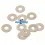 Rondelles de differentiel 4x10x0.15mm (10 U.) Kyosho 96775