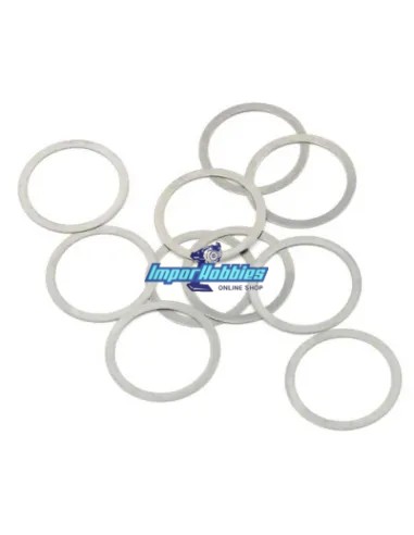 Rondelles de calage pour differentiel 13x16x0.15mm (10 Uds.) Kyosho 96772 - Goupilles et rondelles de calage