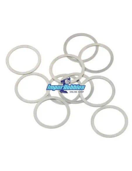 Rondelles de calage pour differentiel 13x16x0.15mm (10 Uds.) Kyosho 96772 - Goupilles et rondelles de calage
