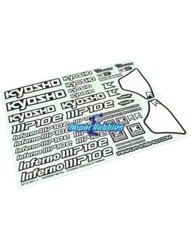 Decoration carrosserie Kyosho Inferno MP10e IFD503 - Kyosho Inferno MP10e Electric Kit 34110 - Pièces detachées et options