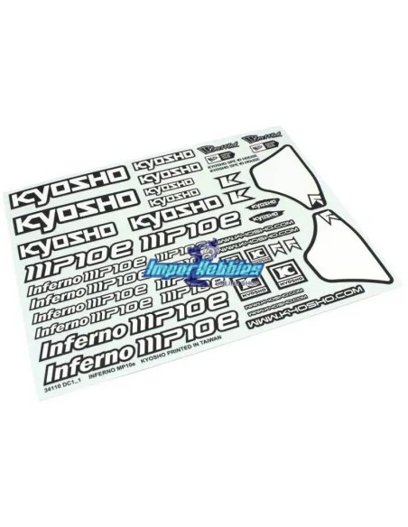 Decoration carrosserie Kyosho Inferno MP10e IFD503 - Kyosho Inferno MP10e Electric Kit 34110 - Pièces detachées et options