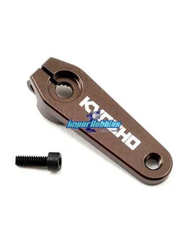 Brazo / Horn servo dirección aluminio 25T - Kyosho Inferno Neo / ST / MP9 / MP10 IFW448 - Horns y arandelas montaje servo