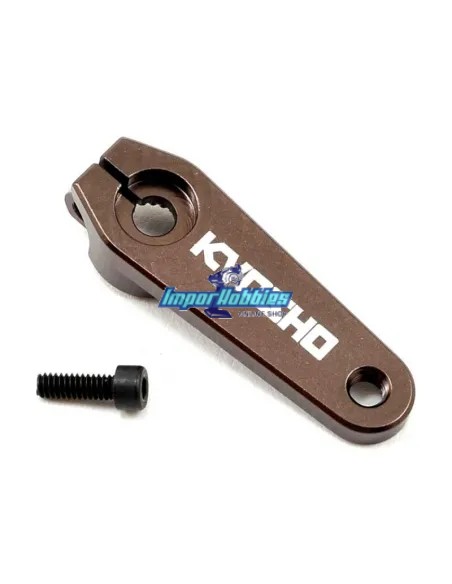 Brazo / Horn servo dirección aluminio 25T - Kyosho Inferno Neo / ST / MP9 / MP10 IFW448 - Horns y arandelas montaje servo