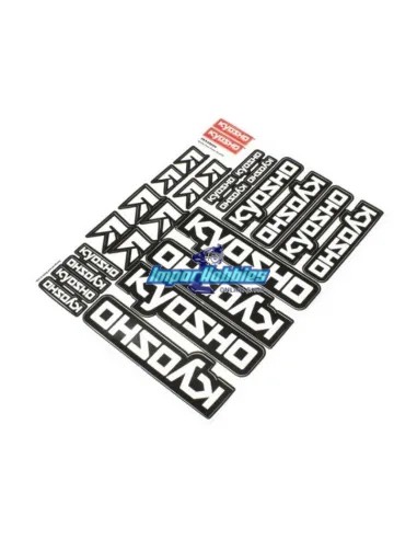Adhesivos Team Driver negros (28x21cm.) Kyosho 36275 - Kyosho Inferno MP9 TKI2 / TKI3 - Repuesto y opciones