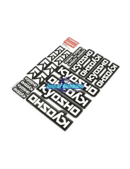Adhesivos Team Driver negros (28x21cm.) Kyosho 36275 - Kyosho Inferno MP9 TKI2 / TKI3 - Repuesto y opciones