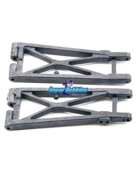 Triangles inférieurs arrière Carbon (2 U.) Team Associated T4 / SC10 AS7449 - Team Associated B4 / T4 - Pièces detachées et opti