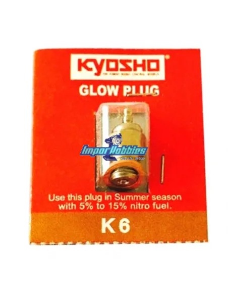 Bougie Standard Kyosho K6 74495 - Bougies RC Standard & Turbo