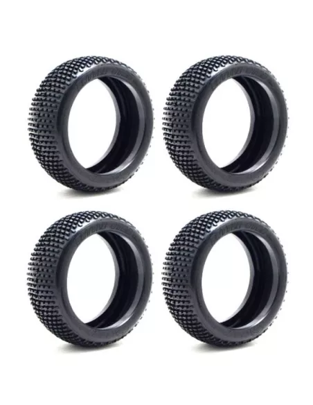 Sweep Battle Star 2.0 Soft - Red - Only Tire (4 U.) SW-302S - Sweep Racing Tires - 1/8 Buggy - On Sale