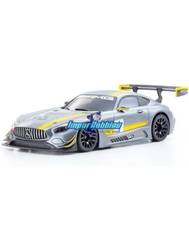Carrocería pintada 98mm Kyosho Mini-Z MR-03 / RWD Mercedes AMG GT3 MZP247GY - MZP241GY - Auto Scale Collection