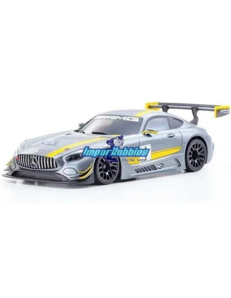 Carrocería pintada 98mm Kyosho Mini-Z MR-03 / RWD Mercedes AMG GT3 MZP247GY - MZP241GY - Auto Scale Collection