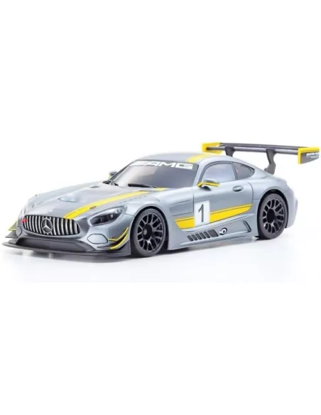 Painted Body 98mm Kyosho Mini-Z MR-03 / RWD Mercedes AMG GT3 MZP247GY - MZP241GY - Auto Scale Collection Kyosh