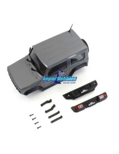 Carrocería pintada Gris Kyosho Mini-Z 4x4 Crawler Suzuki Jimny Sierra MXB03G - Kyosho Mini-Z 4x4 Crawler Series - Repuesto y Opc