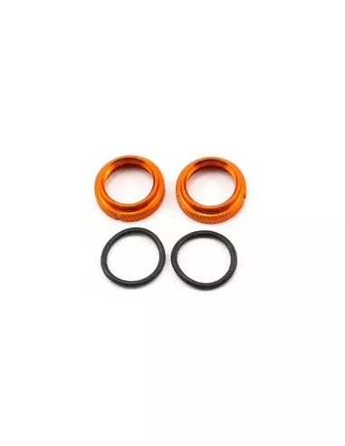 Shock Adjustment Nut & O-Ring Set Golden (2 U.) JQ The Car JQB157 - JQ The Car